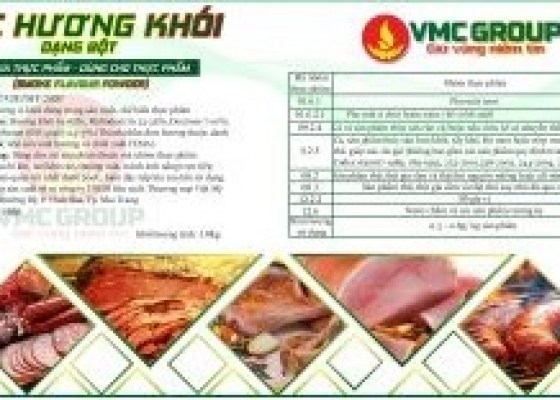 HƯƠNG XÔNG KHÓI BỘT || PHỤ GIA THỰC PHẨM VMC