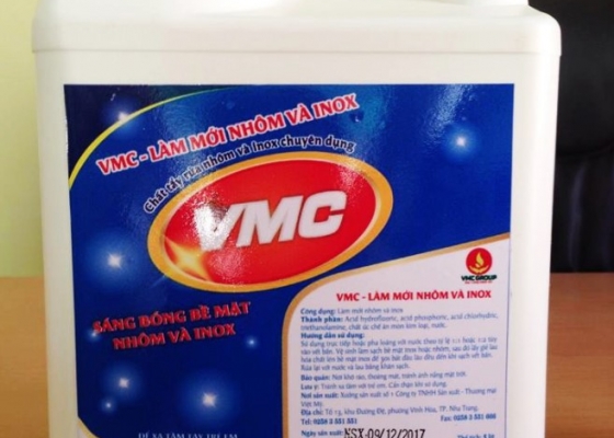 VMC LÀM MỚI NHÔM VÀ INOX || Hóa Chất Tẩy Rửa
