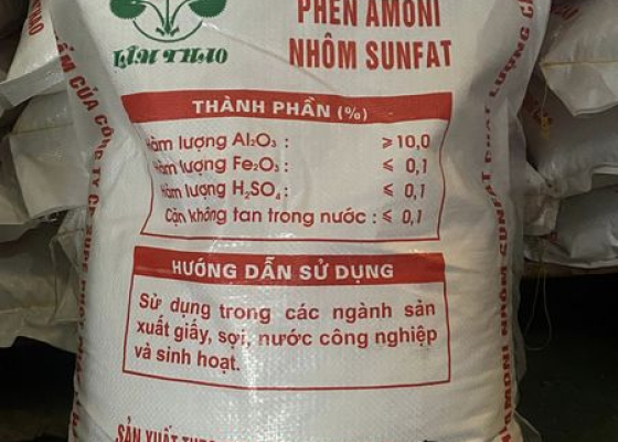 Phèn nhôm Sulphate hoá chất trợ lắng - Giải pháp hiệu quả cho xử lý nước sạch