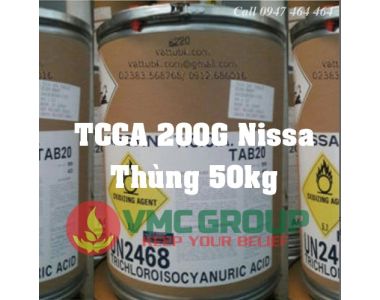 Viên nén TCCA 200gam Nissan Nhật Bản|| HÓA CHẤT THỦY SẢN